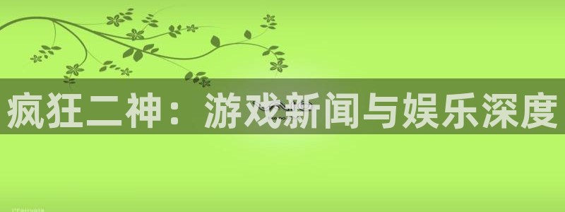 蓝冠娱乐代理登陆：疯狂二神：游戏新闻与娱乐深度